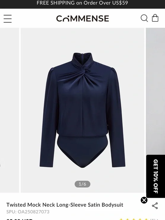 SELLING AS A SET!  Commense Navy Maxi Skirt with Gold Leaf Accent - Picture 3 of 6